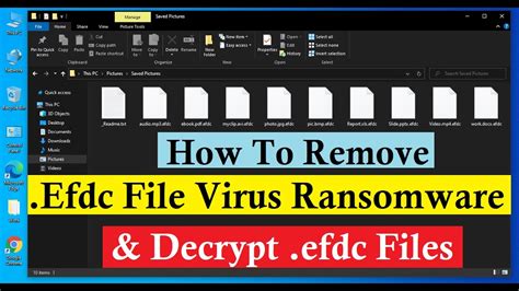 EFDC VIRUS (.efdc FILE) — HOW TO FIX & DECRYPT DATA