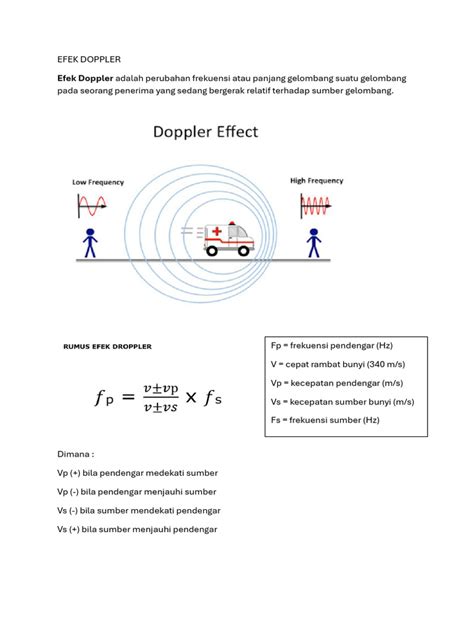 Efek Doppler - Wiki Berbudi - muktibox.com