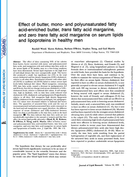 Effect of butter, mono- and polyunsaturated fatty acid-enriched butter ... - muktibox.com