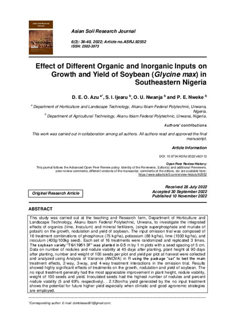 EFFECT OF DIFFERENT ORGANIC INPUTS WITH JEEVAMRUT … - raincitystudios.com