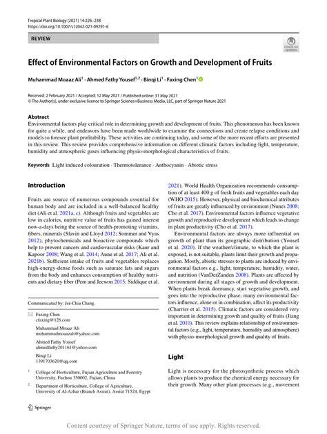 Effect of environmental factors on growth performance … - raincitystudios.com