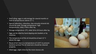 Effect of oiling on internal quality of eggs stored at 28 and 12 ... - muktibox.com