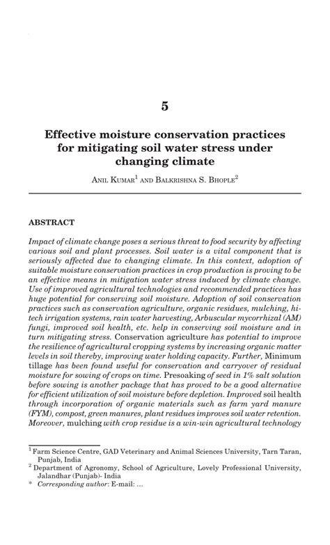Effective moisture conservation practices for mitigating … - raincitystudios.com
