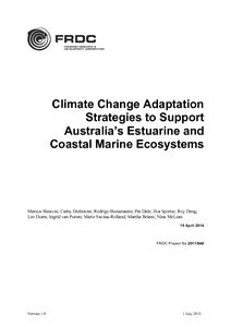 Effectiveness of estuarine adaptation strategies under future climate ... - muktibox.com
