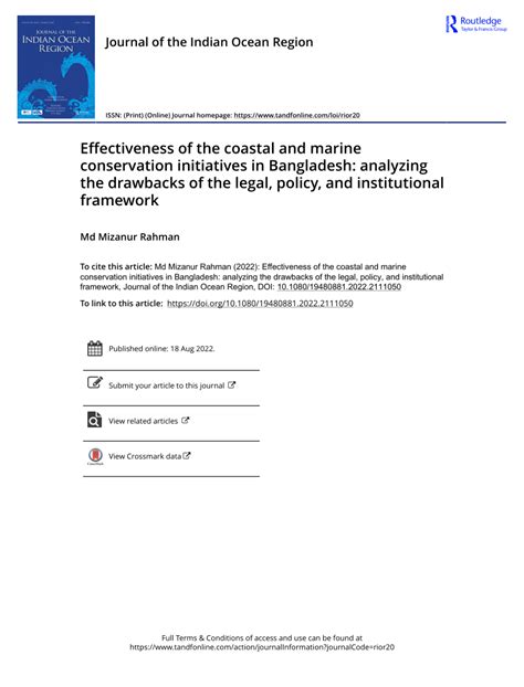 Effectiveness of the coastal and marine conservation initiatives in ... - raincitystudios.com