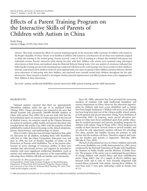Effects of a Structured Parent Training Program on Parents ... - MDPI - wintechmobiles.com