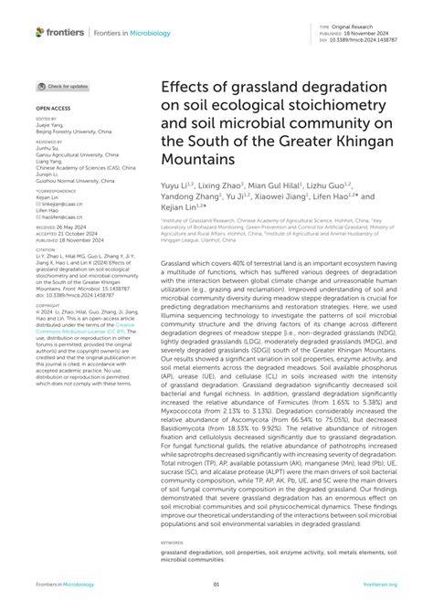 Effects of alpine grassland degradation on soil microbial community ... - raincitystudios.com