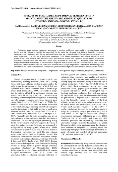 Effects of fungicides and storage temperature in … - raincitystudios.com