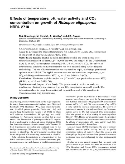 Effects of temperature, pH, water activity and CO2 concentration on ... - muktibox.com