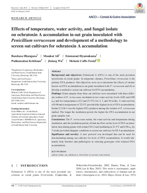 Effects of temperature, water activity and gas ... - Research@WUR - muktibox.com