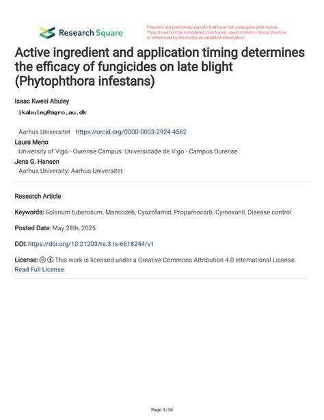 Efficacy and Timing of Application of Fungicides ... - PubMed - raincitystudios.com