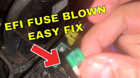 EFI Fuse 2 keeps blowing 2006 Toyota Sequoia YouTube