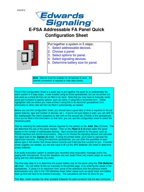 EFSA_Panel_Config_Sheet_v12.xls Rectifier Spreadsheet