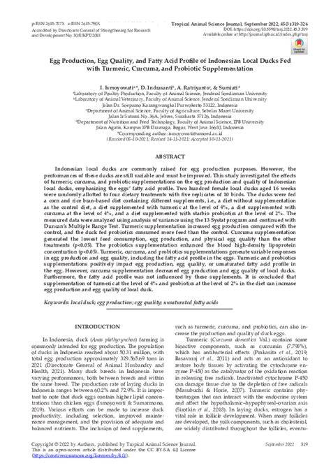 Egg Production, Egg Quality, and Fatty Acid Profile of Indonesian Local ... - raincitystudios.com