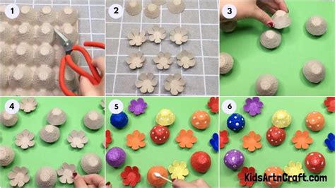 Egg Tray Mushroom | DIY Mushroom Craft from Waste | Easy Egg Carton ... - raincitystudios.com