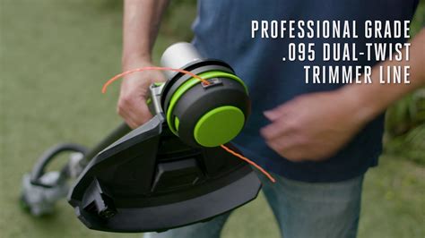 EGO 56V Litium-ion Cordless String Trimmer Review - YouTube