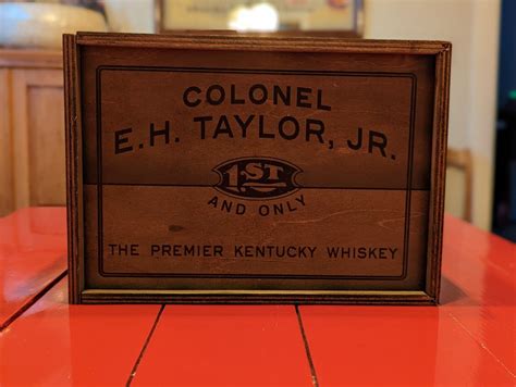 EH Taylor Wooden Commemorative Box eBay