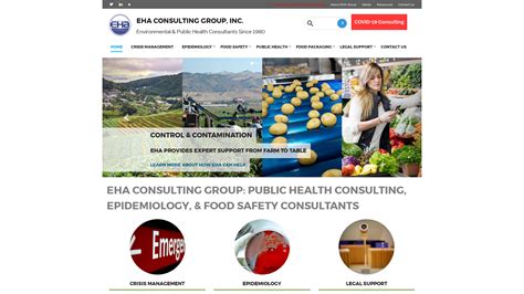 EHA Consulting Group, Inc. hiring Regional Food Safety ... - LinkedIn