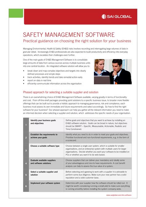 EHS Software Buyer Checklist - SlideShare