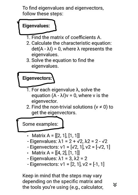 Eigenvalues and Eigenvectors Questions with Solutions - wintechmobiles.com