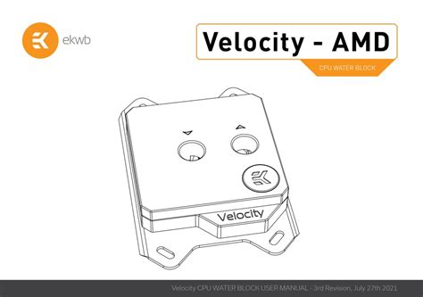 EKWB VELOCITY USER MANUAL Pdf Download ManualsLib