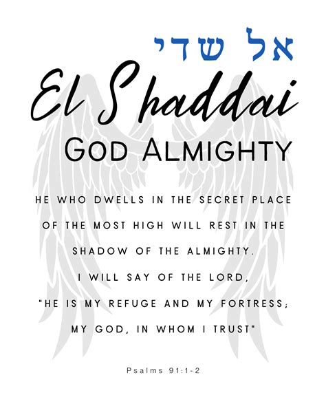 EL SHADDAI-AZ - Psalm 91