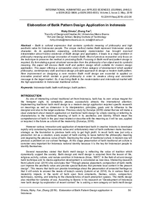 Elaboration of Batik Pattern Design Application in Indonesia - muktibox.com