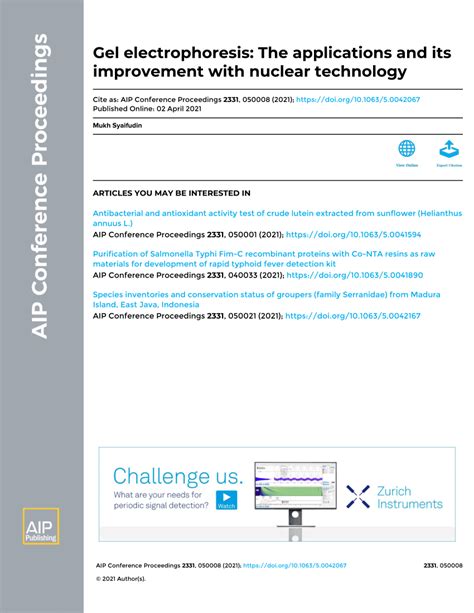 Electrophoresis: Applications and Advancements in Nuclear ... - Studocu - wintechmobiles.com