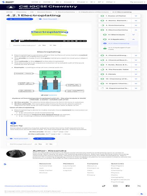 Electroplating in IGCSE Chemistry | PDF - wintechmobiles.com