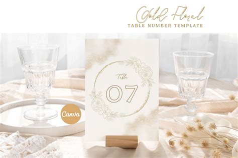 Elegant Number Table - Etsy - muktibox.com