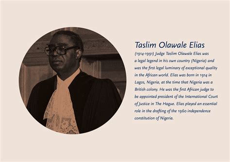 ELIAS, Prof Taslim Olawale - Biographical Legacy and Research ...