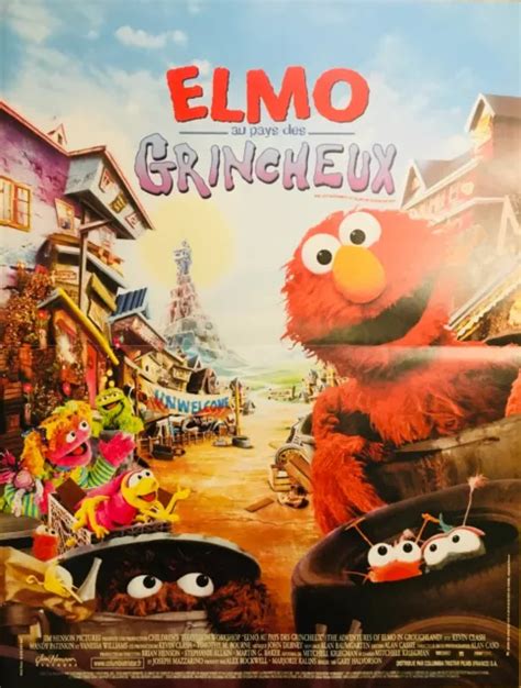 ELMO GRINCHEUX mupets cinema animation posters eBay