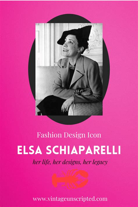 Elsa schiaparelli: Readytowear Elsa Schiaparelli instilled a creative