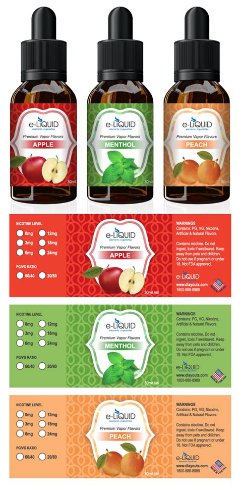 ELiquid Label Template