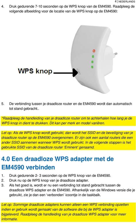 EM4590 Universele WiFi-repeater met WPS