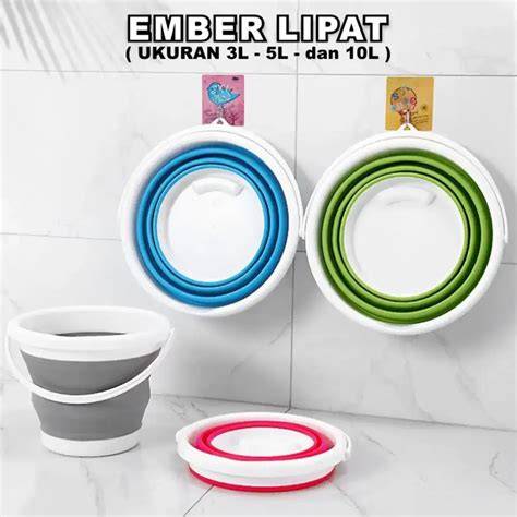 Ember Lipat Portable Water Bucket Foldable … - raincitystudios.com