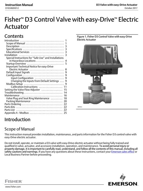 EMERSON FISHER D3 INSTRUCTION MANUAL Pdf Download ManualsLib