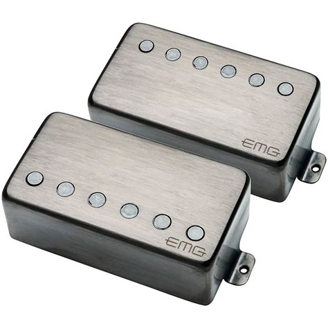 EMG 57/66 TW Dual Mode Humbucker Pickup Set Black Chrome