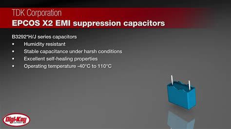 EMI Suppression Capacitors TDK