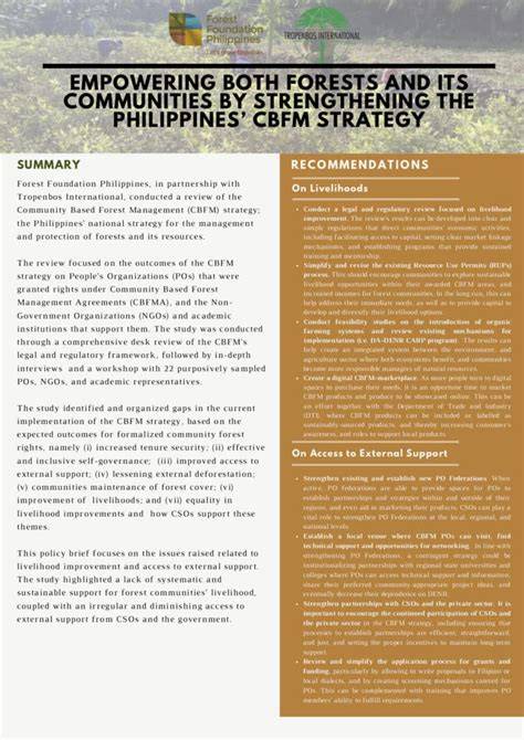 Empowering both Forests and its Communities - Forest Foundation … - raincitystudios.com