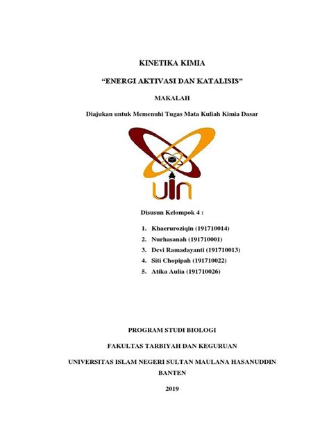 Energi Aktivasi dan Katalisis Kimia | PDF - Scribd - wintechmobiles.com