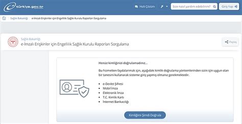 ENGELLİ RAPORU SORGULAMA  Sorgulamalar. 