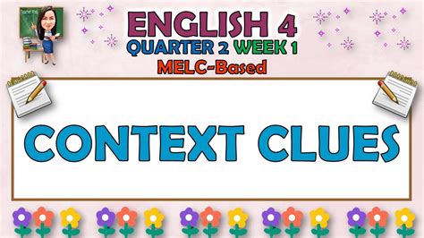 ENGLISH 4 QUARTER 2 WEEK 3 PERSONAL …