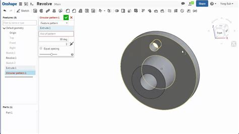 ENGR 6 Onshape Circular Pattern YouTube