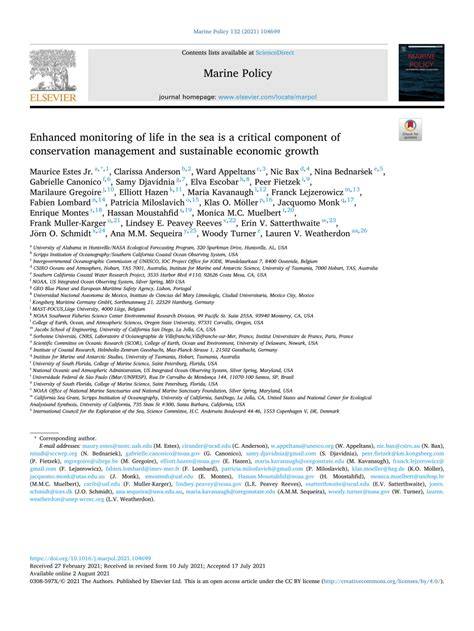 Enhanced monitoring of life in the sea is a critical component of ... - raincitystudios.com