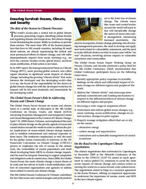 Ensuring survival: Oceans, climate and security - ScienceDirect - raincitystudios.com
