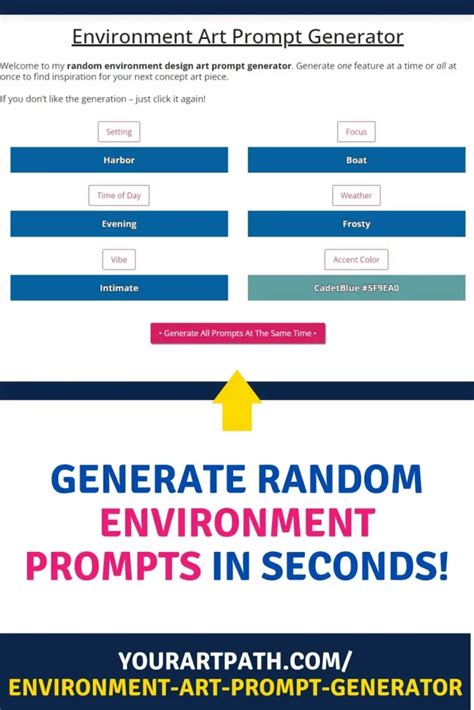 Environment Art Prompt Generator - YourArtPath - muktibox.com