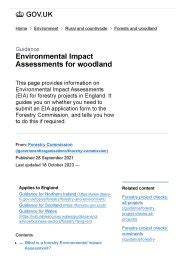 Environmental Impact Assessments for woodland - GOV.UK - raincitystudios.com