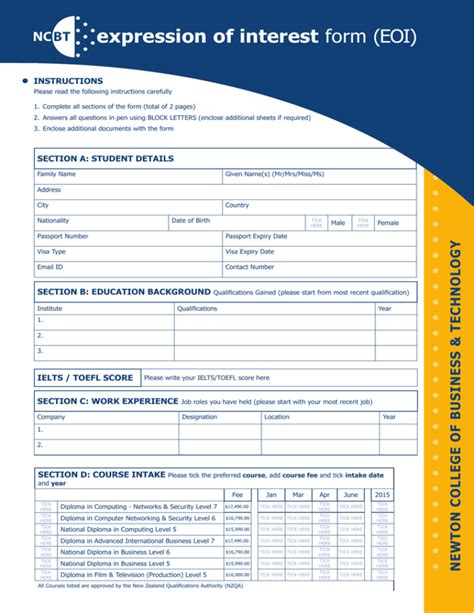 EOI Form