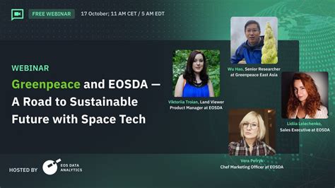 EOSDA And Greenpeace On Space Tech: Webinar Highlights